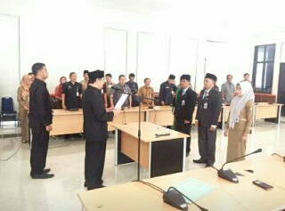  Pemkab Kuantan Singingi Lantik Pejabat Eselon III, &  IV