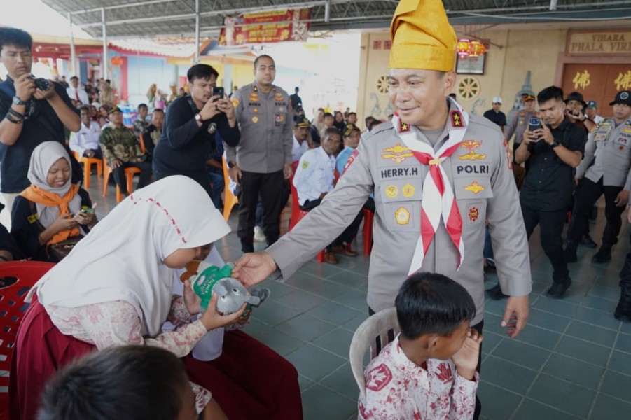 Sambut Ekspedisi Merah Putih Presisi 2026, Kapolda Riau Gelorakan Semangat Kebangsaan di Pesisir