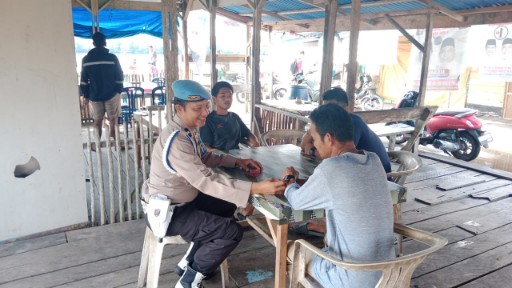 Polsek Teluk Belengkong Tekankan Jaga Persatuan dan Kesatuan Pilkada 2024