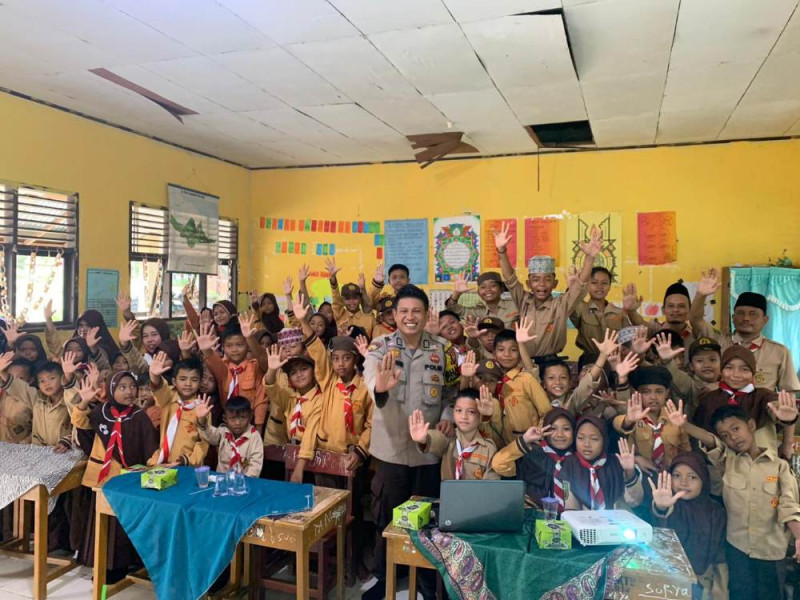 Polsek Koto Gasib Gelar Sosialisasi Pencegahan Perundungan dan Ajak Semua Pihak Jaga Keamanan