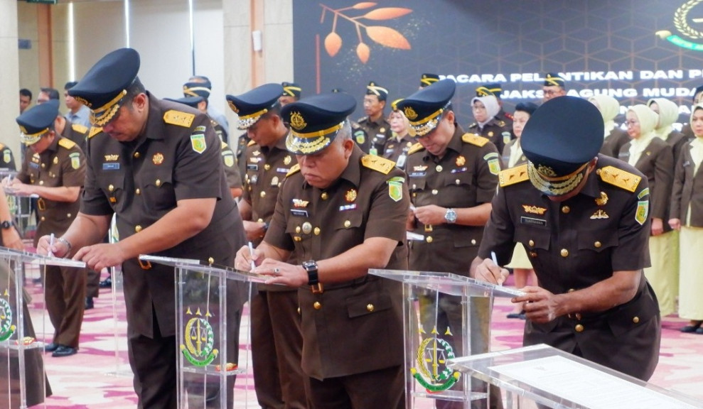 Jaksa Agung ST Burhanuddin Lantik Pejabat Eselon II, Berikut Daftar Namanya!