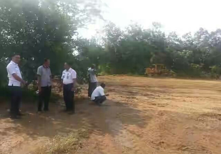 Kepala BNNK Kuantan Singingi Tinjau Lokasi Pembangunan Kantor