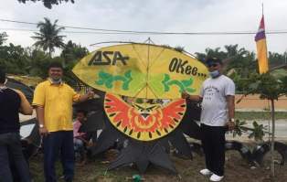 Buka Festival Layang-layang di Hulu Teso LTD, Andi Putra Apresiasi Kreativitas Warga