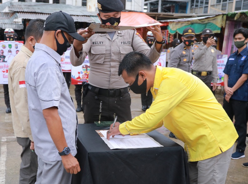 Deklarasi Damai, Kapolres Inhil : Komitmen Bersama Sukseskan Pilkada 2020