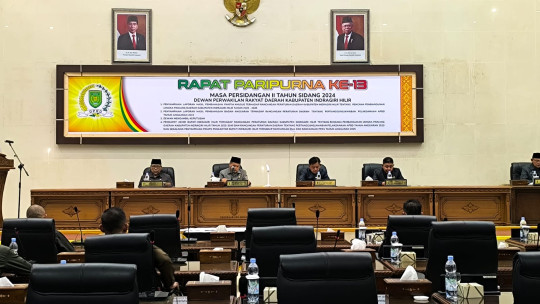 DPRD Inhil Gelar Rapat Paripurna ke-13 Masa Persidangan II Tahun Sidang 2024