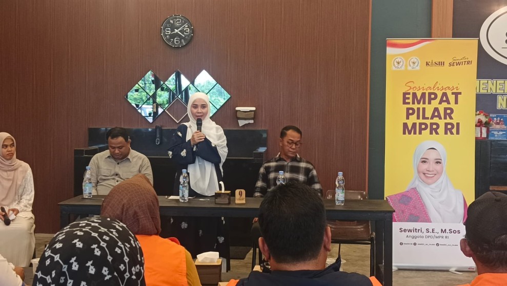 Sosialisasi Empat Pilar MPR RI, Senator Sewitri Terima Keluhan dan Aspirasi Warga Pelalawan