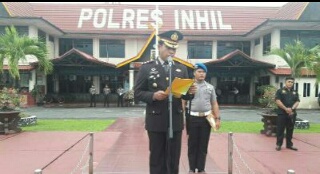 Kapolres Irup Peringatan Hari Lahir Pancasila di Inhil