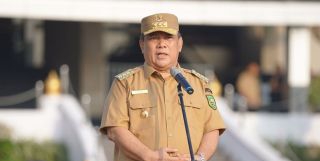 Pimpin Apel Perdana Pasca Lebaran, Pj Gubri Tegaskan ASN Tambah Libur Tanpa Alasan Pasti Disanksi