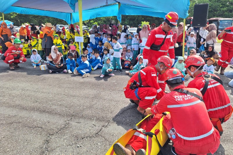 Ribuan Anak TK Ikuti Edukasi PHR Tentang Bahaya Api
