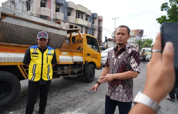 Kabar Bagus Untuk Warga Sekitar Perumahan Sidomulyo, Pemko Pekanbaru Segera Lakukan Perbaikan Jalan