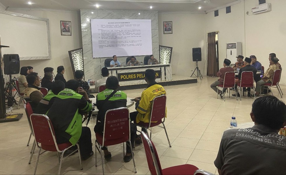 Sinergi Polri-Masyarakat untuk Keamanan Lingkungan, Polres Pelalawan Sosialisasikan Sabuk Kamtibmas