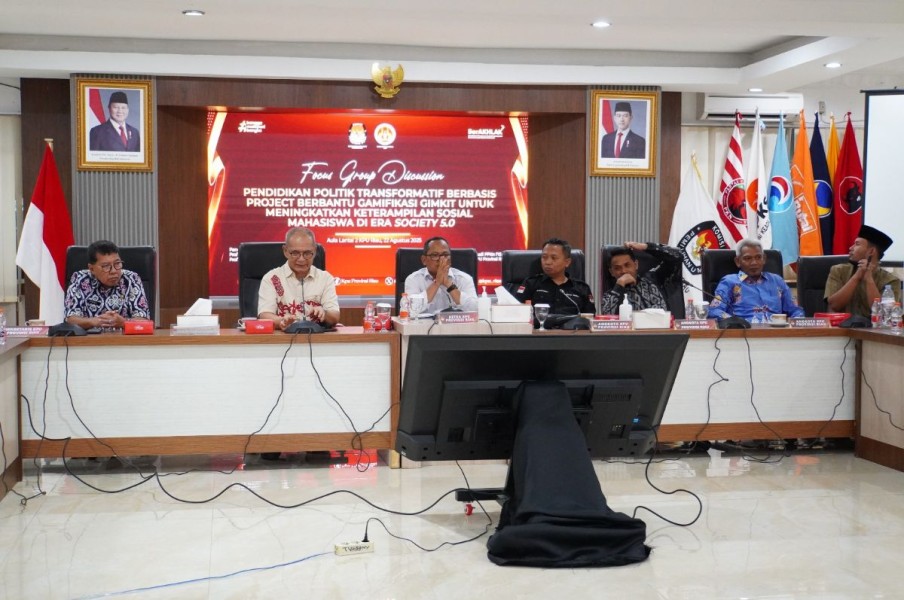 KPU Riau Gelar FGD dengan Tim Peneliti UNP Kaji Pendidikan Politik Berbasis Gamifikasi