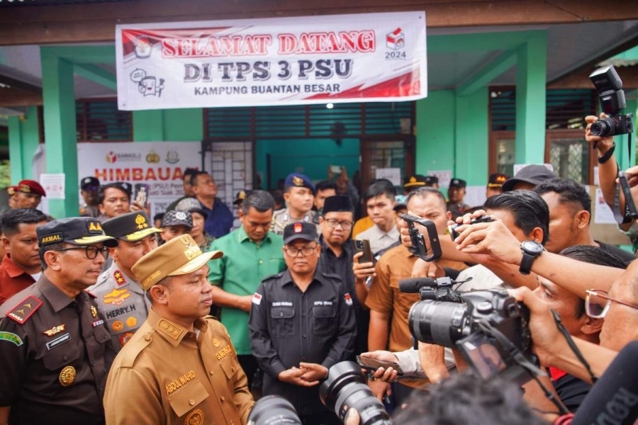 PSU di Kabupaten Siak Aman dan Lancar, Gubri Wahid: Semoga Tidak Ada Lagi Gugatan