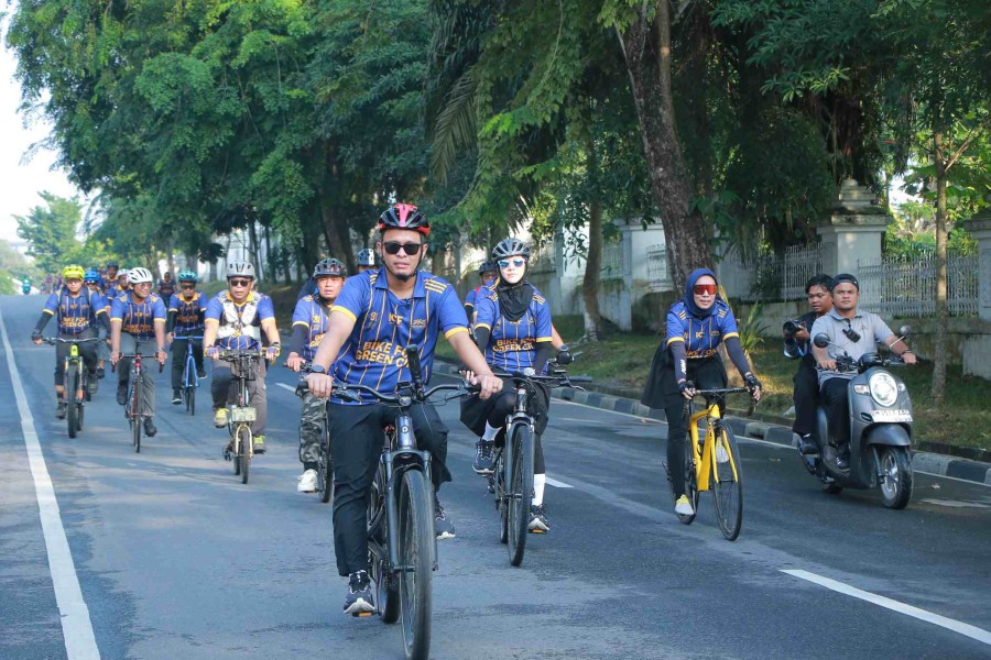 Bukan Cuma Gowes, Wako Agung Apresiasi Bike for Green City Gabungkan Olahraga dan Tanam Pohon