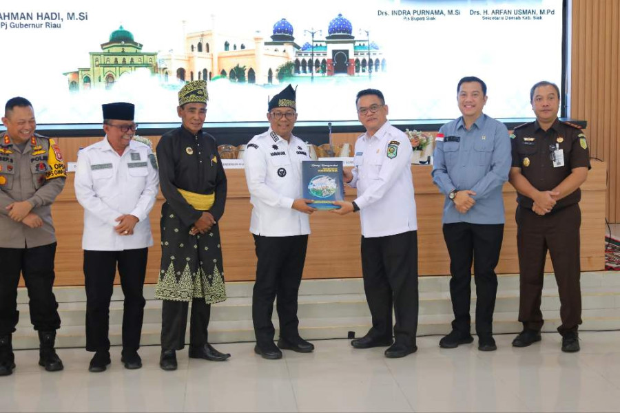 Pj Bupati Siak Terima Kunjungan Pj Gubri