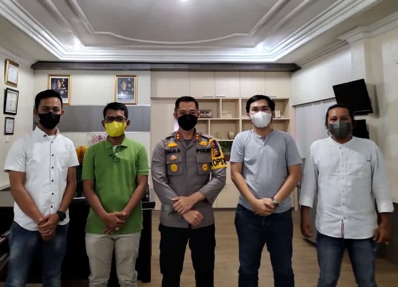 Dikunjungi Pengurus SMSI Inhil, Kapolres Nyatakan Siap Bersinergi