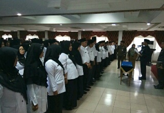 Ratusan Kepsek Baru Di Lantik Wako Pekanbaru