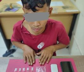  Temukan 5 Paket Sabu, Polres Siak Ringkus Warga Kandis