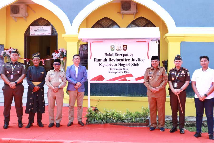 Resmikan Rumah RJ, Bupati Alfedri Harap Masyarakat Benar-benar Mendapat Keadilan Hukum