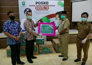 Bupati Siak Terima APD untuk Tenaga Medis dari RAPP