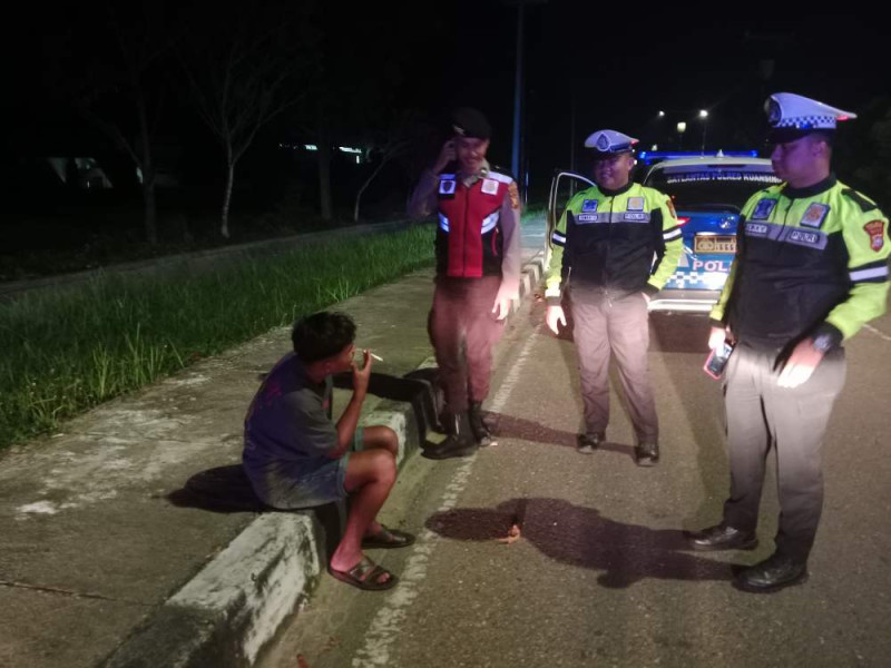 Polres Kuansing Gelar KRYD Dalam Rangka Menjaga Stabilitas Keamanan Pasca Pilkada 2024