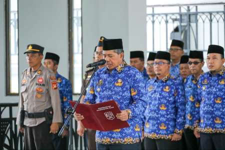 Bupati Siak Pimpin Upacara Hari Lahir Pancasila