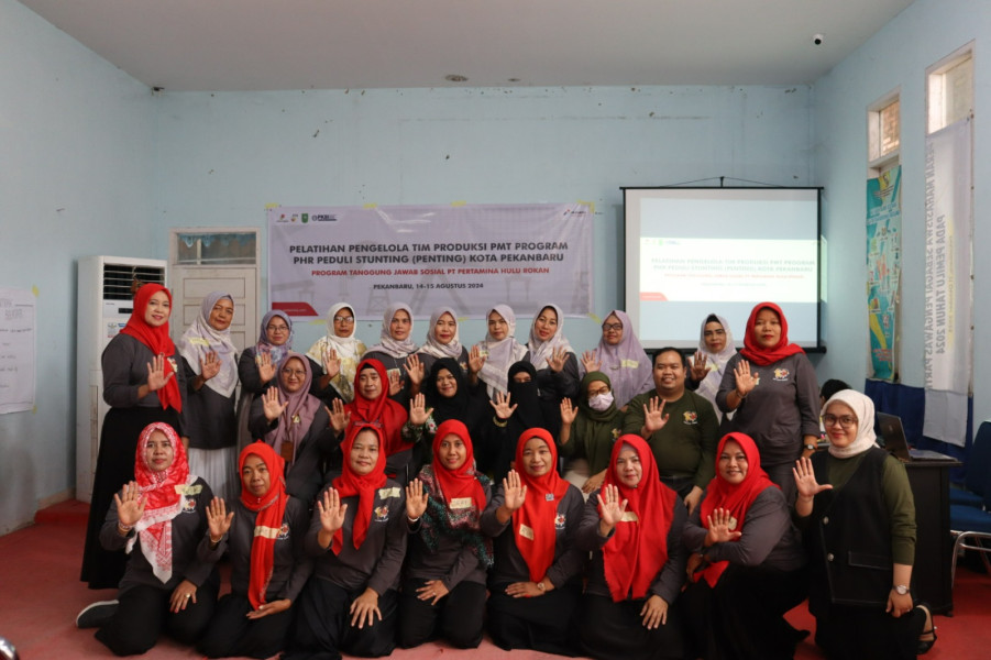 Penting Cegah Stunting, PHR-PKBI Riau Perkuat Kapasitas Pengelolaan Rumah Produksi PMT