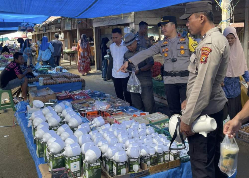 Pasca Pilkada, Polsek Lubuk Batu Jaya Gelar Patroli untuk Ingatkan Jaga Persatuan