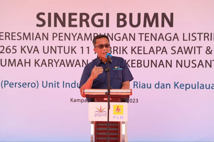 Dipasok Listrik PLN, PTPN V Berpotensi Hemat Rp172,8 Miliar per Tahun