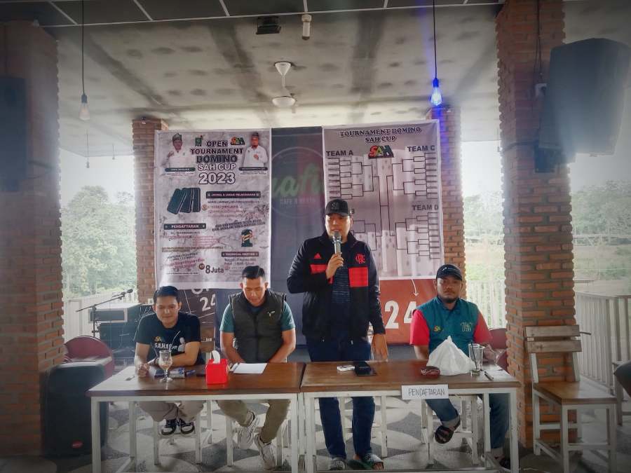 Perkuat Silaturahmi, SAH Inhu Gelar Turnamen Domino