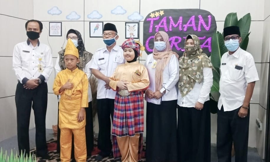 DPAD Inhil Tampilkan Anak Berbakat Mendongeng di Taman Cerita GGTv