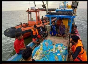 Tim SAR Hentikan Pencarian Nelayan Jatuh di Perairan Pulau Rangsang Riau