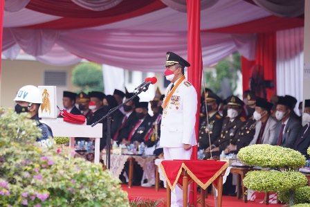 Peringati HUT RI ke 77 di Riau Berlangsung Khidmat