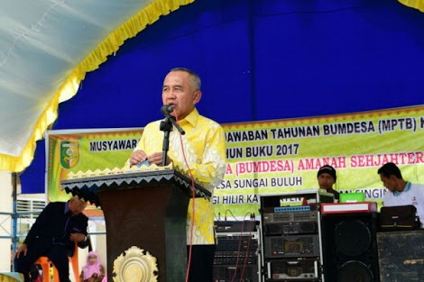 Di Kuantan Singingi, Gubernur Riau Resmikan Gedung UPK Terbesar di Sumatera