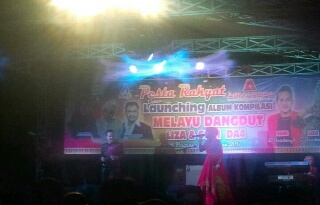 Pergantian Tahun Baru Disertai Launching Album Dangdut