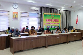 Perdana, Pelanggar PSBB Kota Pekanbaru Disidang Secara Online