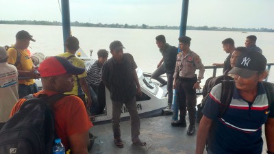 Terus Gencar Lakukan Cooling System, Polsek Kawasan Pelabuhan Tembilahan Wujudkan Pilkada Damai