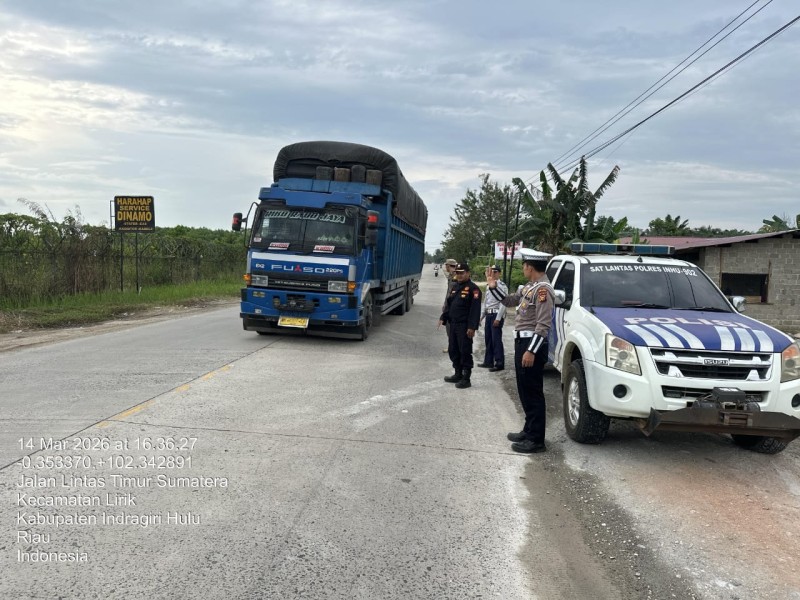 Polres Inhu Ajak Pemudik Gunakan Layanan 110 untuk Laporan Darurat