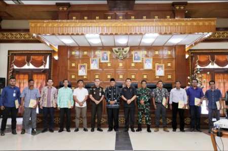 Pimpin Rakor Bersama Forkopimda, Bupati Alfedri Minta Peran Aktif Perusahaan Atasi Banjir