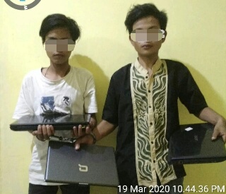 Nekad Bobol Kantor Sekretariat Pamsimas Inhu, Dua Pemuda Diamankan Polisi