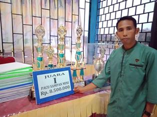 Ini Daftar Juara Pacu Sampan Mini Tradisional di Inhu