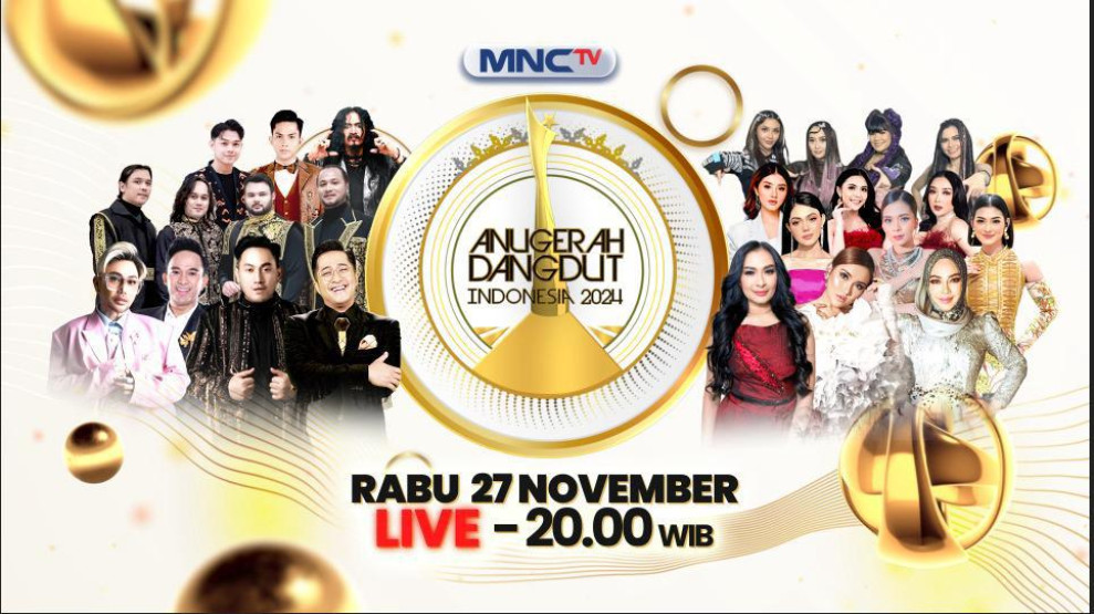 Nassar, Ayu Ting Ting, Ridho Rhoma, 7Icons Siap Meramaikan 'Anugerah Dangdut Indonesia 2024'