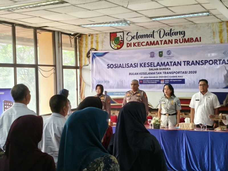 Tekan Angka Kecelakaan, Jasa Raharja dan Ditlantas Polda Riau Turun Langsung Edukasi Warga Rumbai