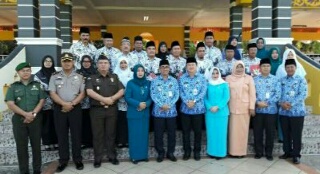 Bupati Kuansing H.Mursini Sampaikan Pidato Menteri Pendidikan RI