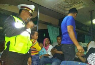 Polres Kuansing dan Jajaran Polsek Gelar Razia Kendaraan Umum dan Pribadi