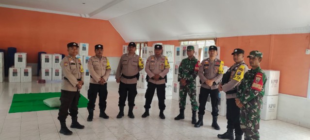 Pengamanan Logistik Pilkada 2024 Berjalan Aman dan Kondusif di Kecamatan Rokan IV Koto