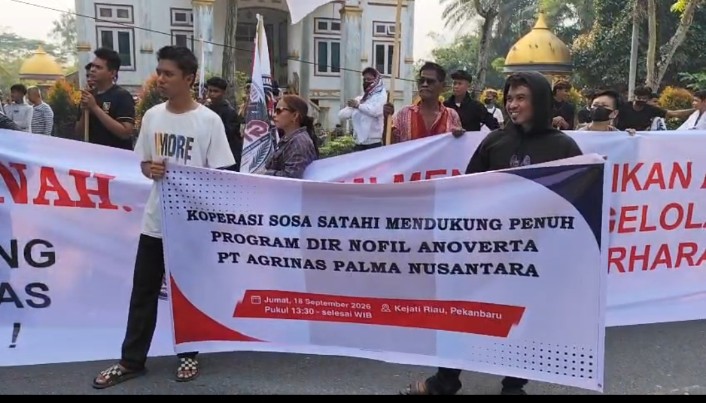 Bidik Mafia Tanah di Kawasan Hutan Riau, GMPB Pasang Badan Dukung Agrinas