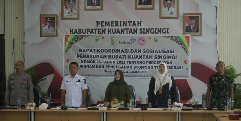 Sosialisasi Perbup 23 Tahun 2023, Sekda: Penanganan Stunting ke Depan Harus Terintegrasi