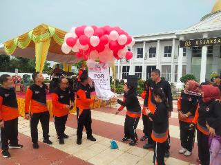 HBA ke 62, Kajari Rohil Gelar Jalan Santai dan Berbagai Perlombaan