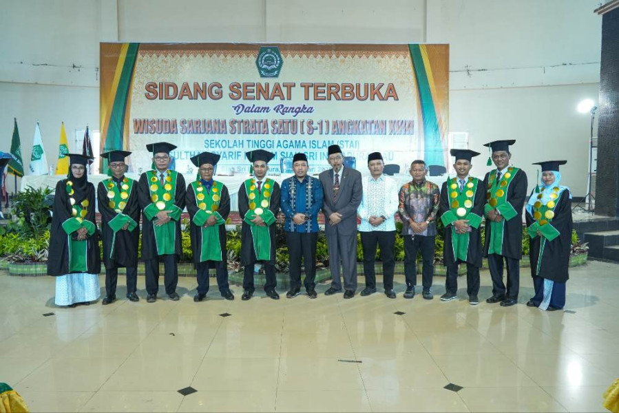 118 Mahasiswa STAI Sultan Syarif Hasyim Diwisuda, Wabup Siak Ucapkan Selamat